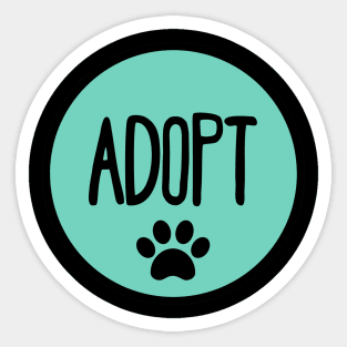 Adopt Sticker